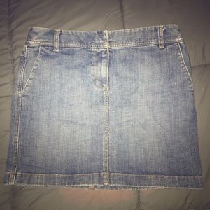 Ann Taylor Loft Petite Jean Skirt
